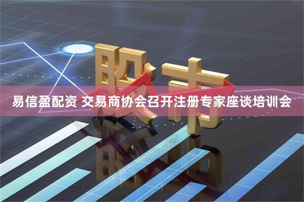 易信盈配资 交易商协会召开注册专家座谈培训会