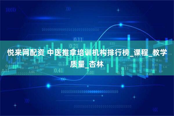 悦来网配资 中医推拿培训机构排行榜_课程_教学质量_杏林